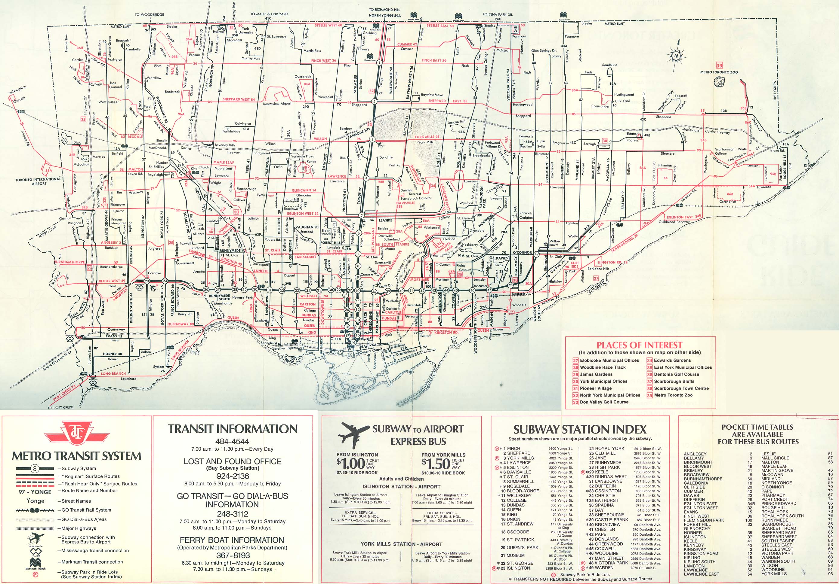 Official TTC System Maps - Transit Toronto - Content